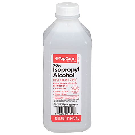 Topcare Health Isopropyl Alcohol Fl Oz Cuidado De La Piel