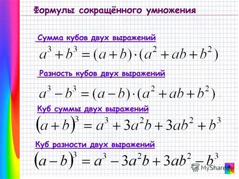 Презентация на тему: "«Формулы сокращённого умножения» 7 класс алгебра ...
