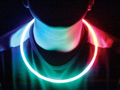 22 Inch Glow Necklaces Tri Color Glowing Necklace Neon Necklace