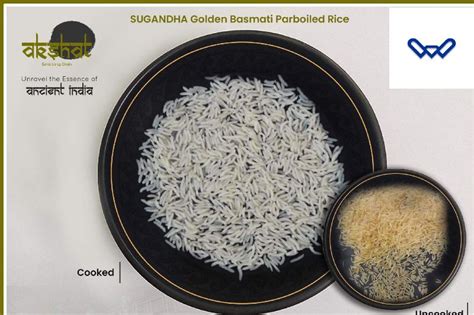 Sugandha Golden Parboild Basmati Rice For Cooking Variety Long