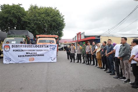 Pj Wali Kota Lepas Distribusi Logistik Pemilu Media Informasi