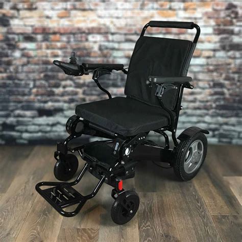 Heavy Duty Fold And Go Electric Wheelchair Black