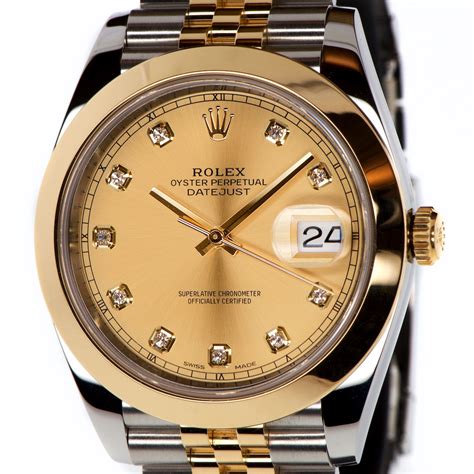 All Watches Rolex Datejust K Gold Steel Mm Diamond Dial