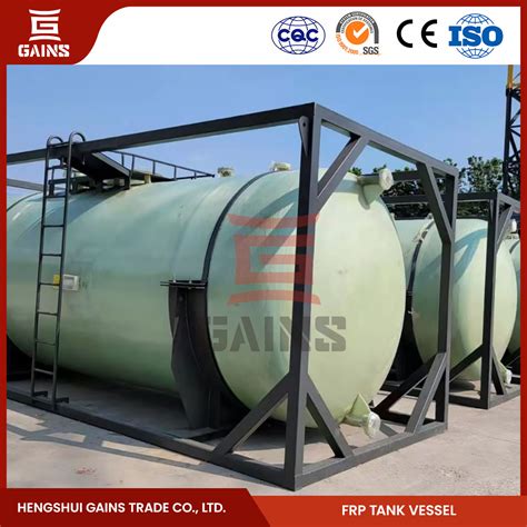 Gains Fiberglass Chemical Tank Storage Manufacturers Fibreglass