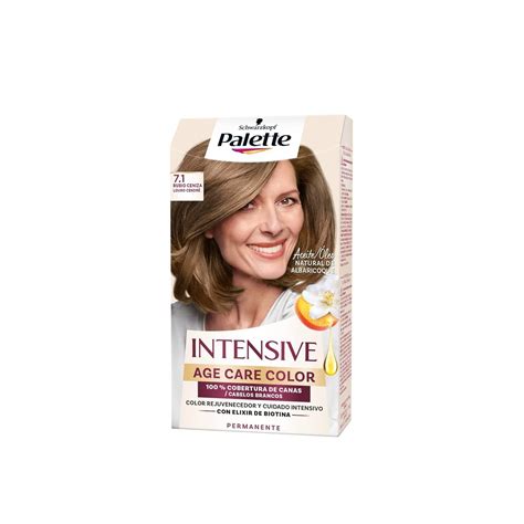 Schwarzkopf Palette Intensive Age Care Color Permanent Hair Dye Ash