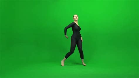 Green Screen Dancing Girl 01 Youtube