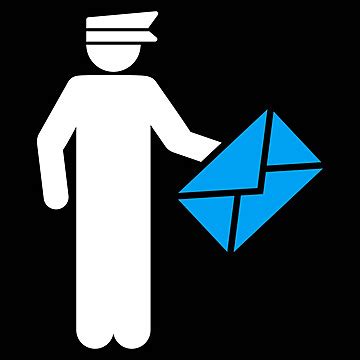 Postman Icon Postman Profession E Mail Vector, Postman, Profession, E ...