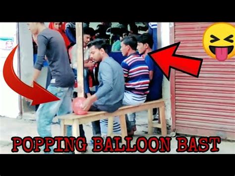 Popping Balloon Blast In Public Seat PrankUpdate Popping Balloon