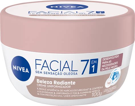 Creme Hidratante Facial NIVEA Beleza Radiante 7 Em 1 Beleza Na Web