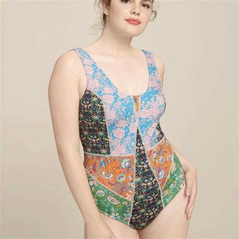 Cynthia Rowley Kalleigh Floral One Piece Swimsuit Depop