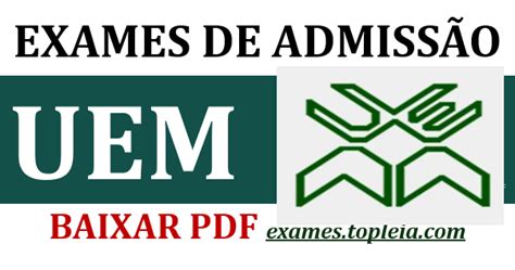 Coleção Todos Exames de Português da UEM PDF Media MozEstuda