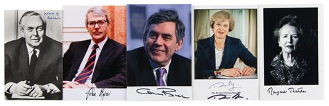 British Prime Ministers (5) Signed Photographs | RR Auction