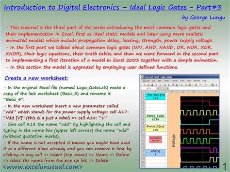 PDF Introduction To Digital Electronics Ideal Logic Gates Part