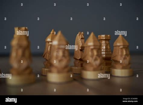 Moving Chess Figure Success Play Hand Of Player Chess Board Game