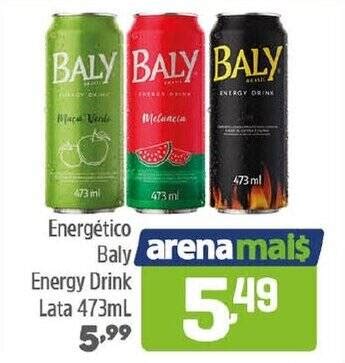 Energ Tico Baly Energy Drink Lata Ml Oferta Na Arena Atacado