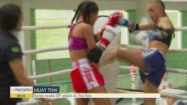 Bom Dia Regi O Torneio De Muay Thai Re Ne Atletas Em Santos Sp