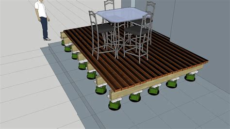 Terrasse Bois Sur Plot 3d Warehouse