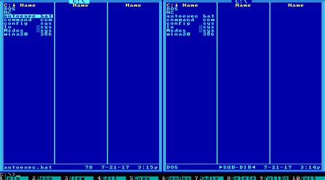 UI Museum: Norton Commander 5.0