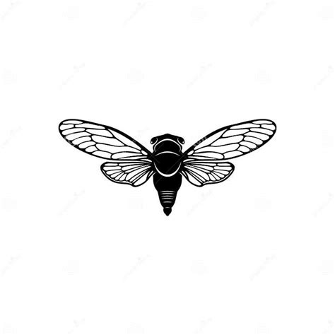 Cicada Design Vector Illustration Creative Cicada Logo Design Concept