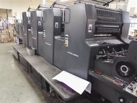 Heidelberg Impresora Offset De Cuatro Colores Sm Sm Mov Moz Buy