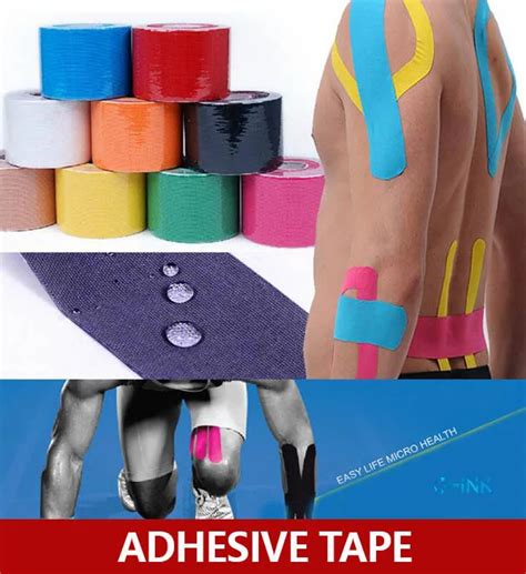 Cm X M Waterproof Elastic Sports Tape Cotton Adhesive Muscle Strain