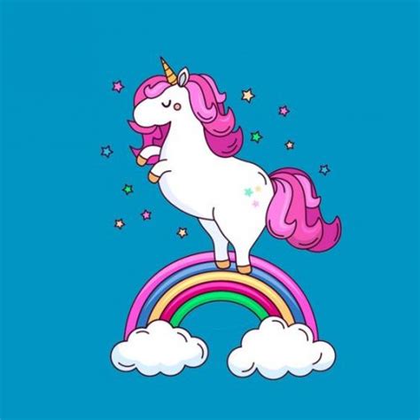 Arcoiris Dibujos De Unicornios Faciles Unicornio Dentro De Una Nube