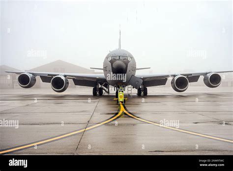 A KC 135 Stratotanker From The 127th Air Refueling Group Selfridge Air