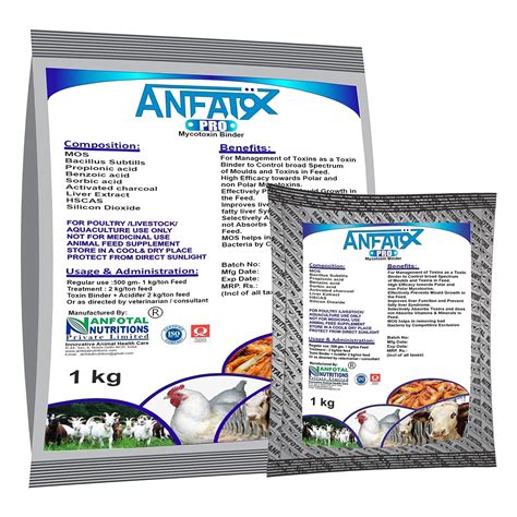 Buy Anfotal Nutritions Anfatox Pro Toxin Binder Powder For Cattle Cow