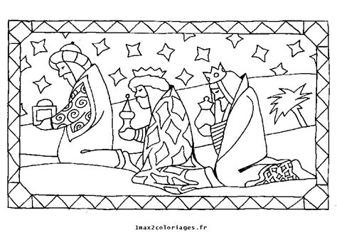 Coloriage De Noel Les Rois Mages Gaspard Melchior Et Balthazar A