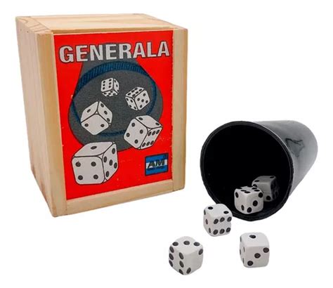 Juego De La Generala En Caja De Madera Juego De Mesa Mercadolibre