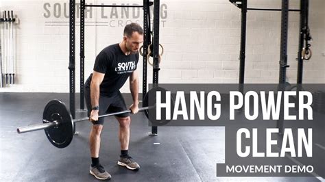 Hang Power Clean Movement Demo Youtube