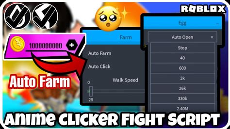 Anime Clicker Fight Script Auto Farm More Hydrogen And Fluxus