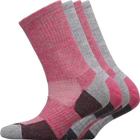 Buy Weatherproof Womens Four Pack Thermal Crew Socks Pink