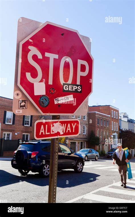 stop sign usa stock photo alamy