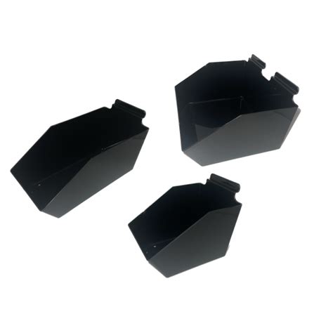 Black Plastic Bins For Slatwall