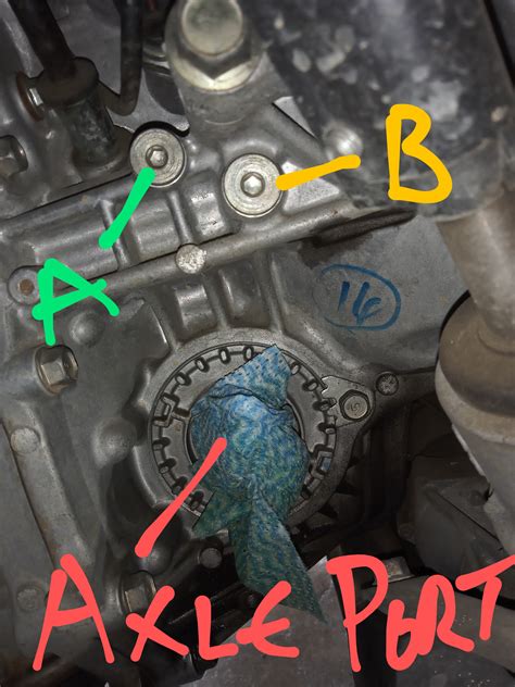 Help Please Outback D Differential Oil Plug Identification