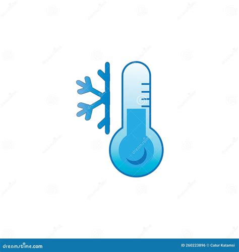 Cold logo icon vector stock illustration. Illustration of weather ...