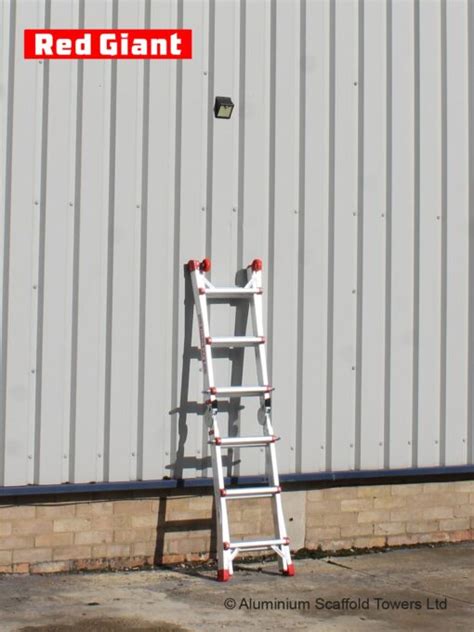 Telescopic Multi Purpose Ladder Tread X Aluminium Scaffold