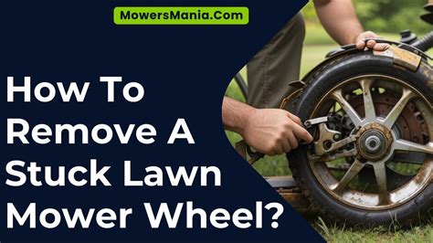 How To Remove A Stuck Lawn Mower Wheel Mowersmania