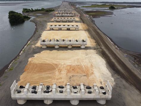 Las obras del Puente Industrial entre San Pedro de la Paz y Hualpén