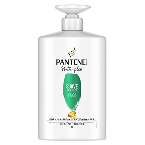 Pantene Champú Nutri Plex Suave y Liso Nutri Pro V Alisado Perfecto y