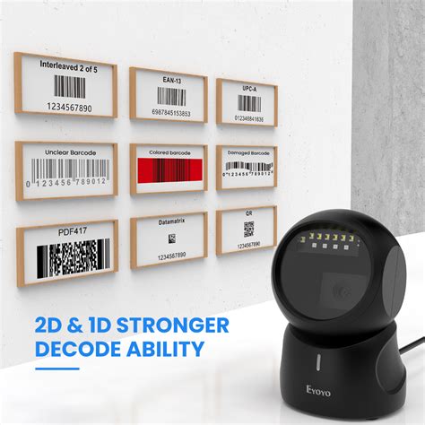 Local Deliveryeyoyo D Qr Desktop Barcode Scanner With Automatic