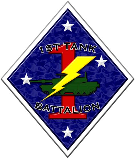 Coat Of Arms Crest Of 1st Tank Battalion Usmc Png