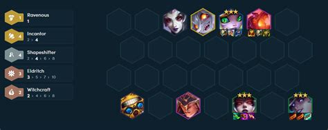 TFT Shapeshifter Team Comp Build Set 12