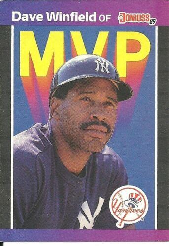 Donruss Baseball Card Dave Winfield Bc Ebay