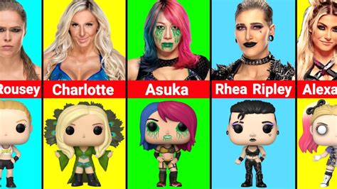 WWE Female Wrestlers Their Funko Pop YouTube