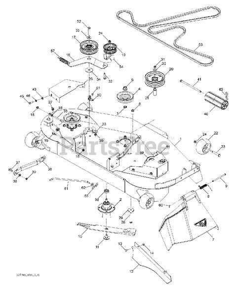 Husqvarna Gt 52 Xlsi 960430178 00 Husqvarna 52 Garden Tractor 2013 11 Mower Deck