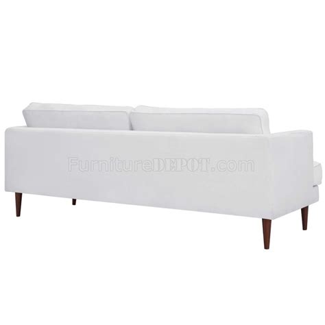 Agile Sofa In White Fabric By Modway Woptions