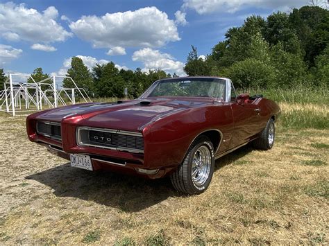 Pontiac Gto Convertible With Its Numbers Matching V