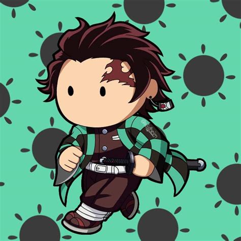 Tanjiro Kamado Chibi Fanart Anime Amino